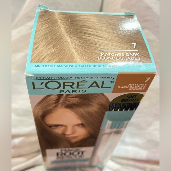 L Oreal Magic Root Rescue Permanent Hair Color 7 Dark Blonde 1 application NWT - Picture 4 of 8